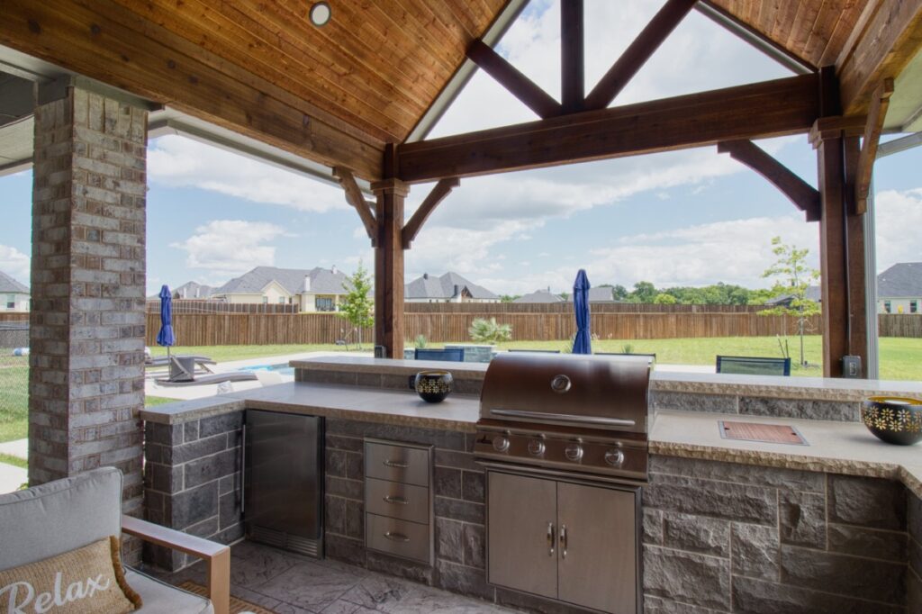 outdoor kitchen appliances