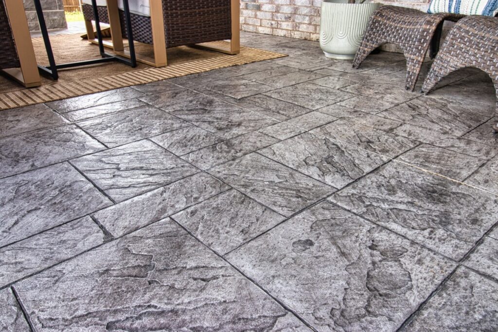 stamped concrete