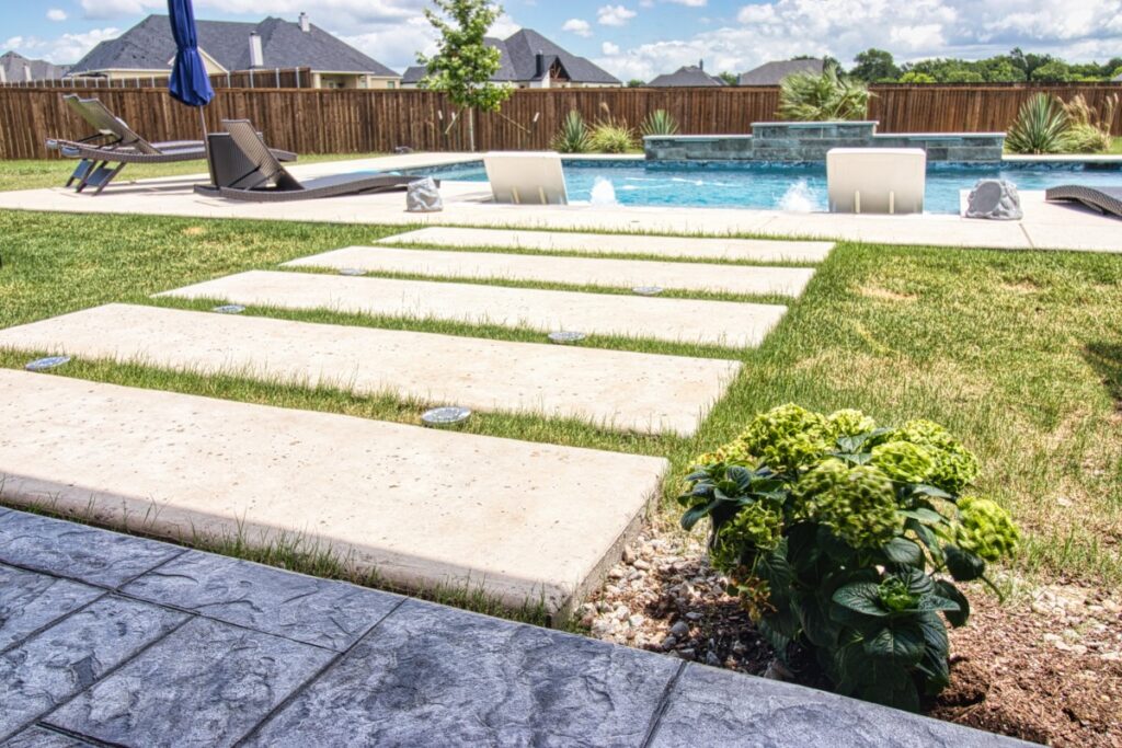 concrete walkway