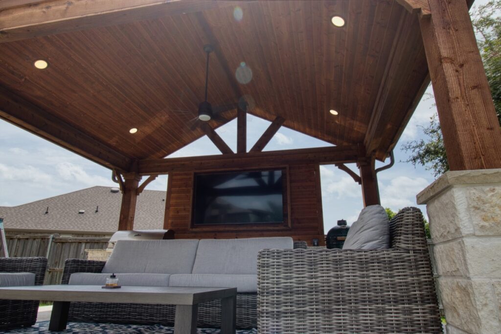 wooden beams