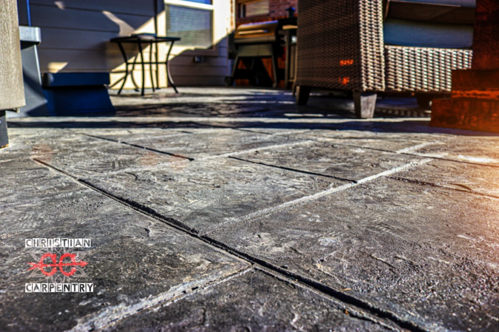 stamped concrete