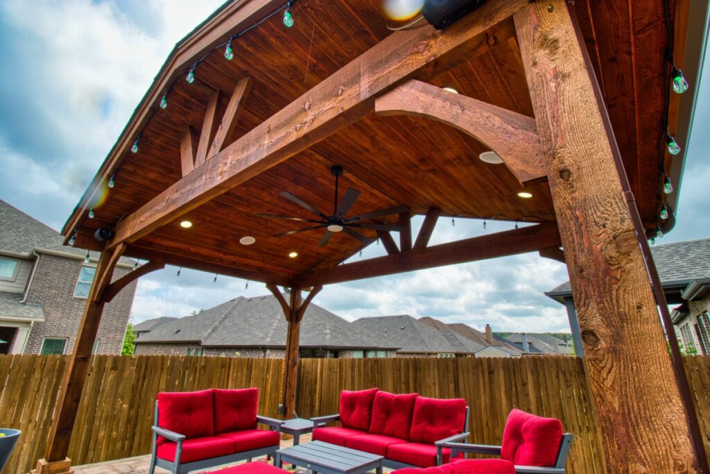 wooden beams